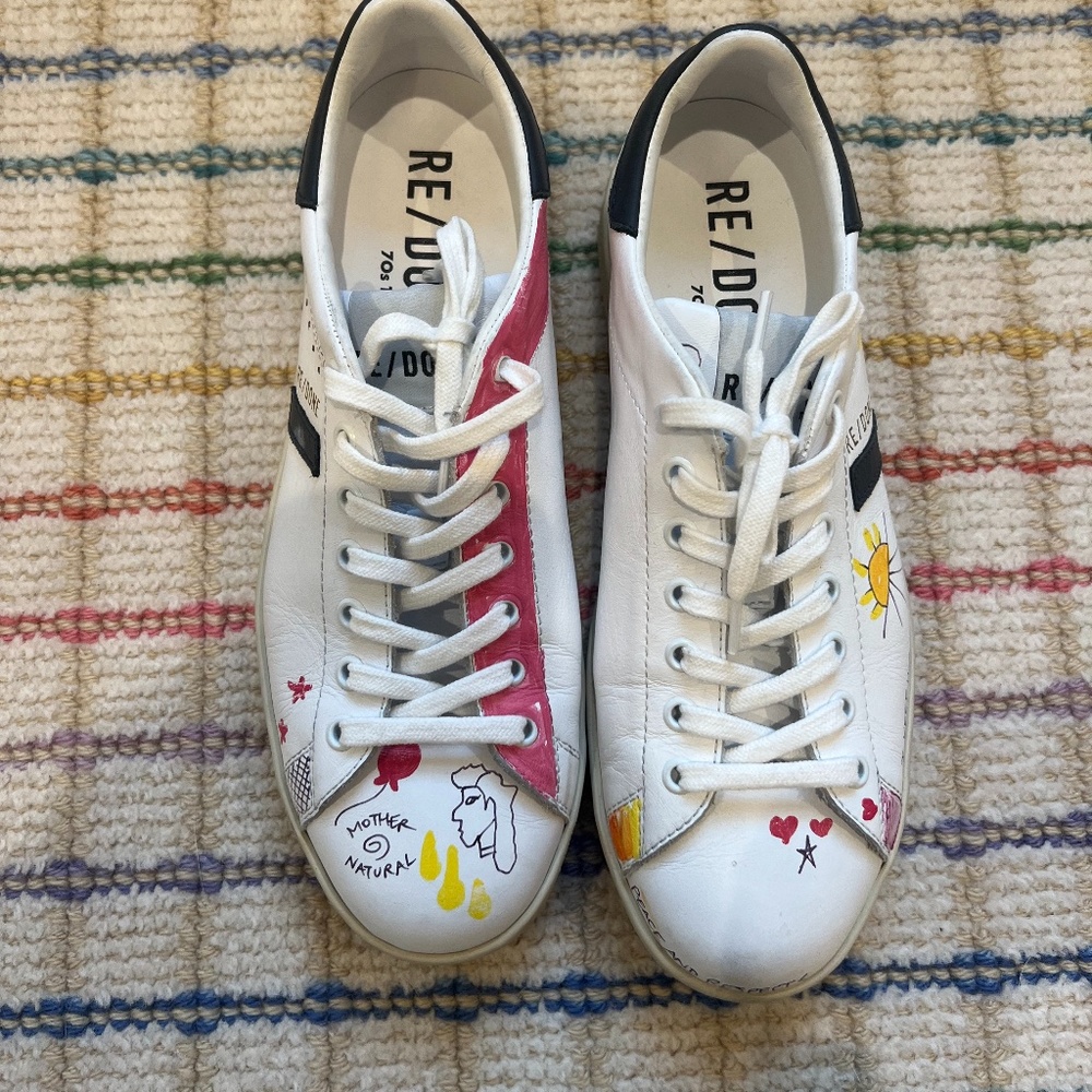Re/Done special edition 70s Tennis Shoe